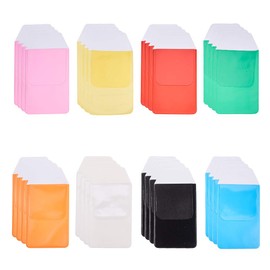 WANDIC Pocket Protector, 32 Pcs Assorted Colors Dedicated Pen Bag School Hospital Office Supplies for Pen Leaks, 8 Colors