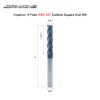 JIANXING 3/8" Extra Long Carbide Square End Mill for Alloy