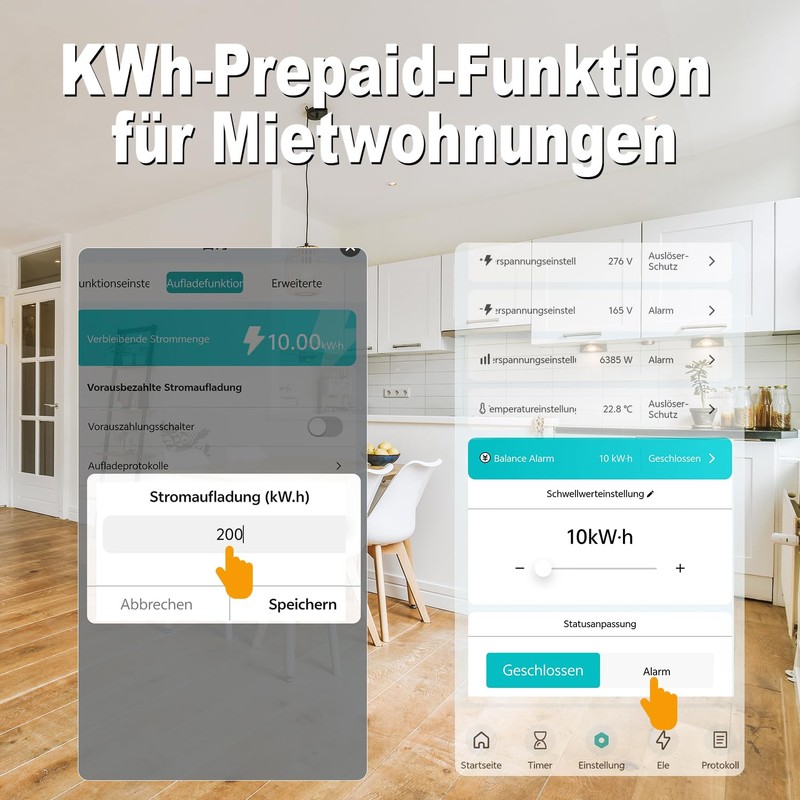 TONGOU Electricity Meter Smart DIN Rail WiFi | 1P 50A/230vac