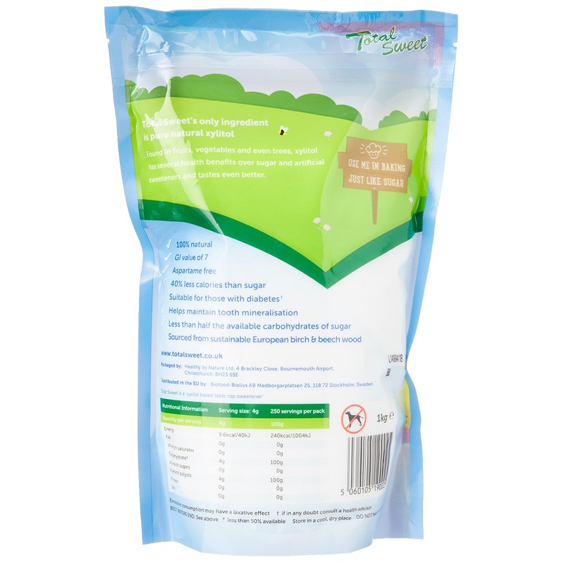 Total Sweet Total Sweet 100% Natural Xylitol, 1kg