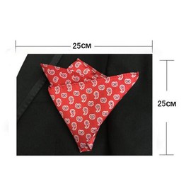 samrt sisi Men's Suit Pocket Handkerchiefs,Square Dots Handkerchiefs for Men