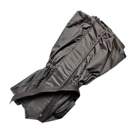 R-STYLE Comfortable Climbing Prevents Pebbles, Sand, and Insects, Waterproof, Breathable, Durable, Long Gaiter, Climbing Spats (Black)