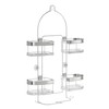 Zenith Expandable Handheld Shower Head/Large Bottle Caddy, Stainless Steel