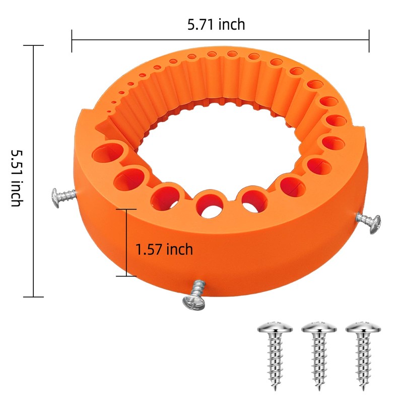 Drill Bit Sharpener Attachment for 125mm Angle Grinders (2-13mm Bits)