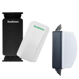 DeeKleen Floating Magnetic Aquarium Glass Algae Scraper,Dual Blades, Strong Magnetic Fish Tank Glass Cleaner Brush,Scratch-Free,Non-Slip Suit for The Thickness of Glass Up to 1/2"(Medium)