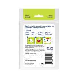 Glue Dots Double-Sided Removable Dots, 1/2'', Clear, Pack of 60 (OF222REM)