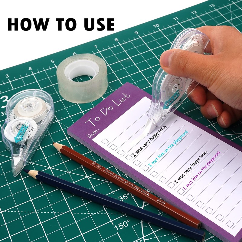 WeLiu Correction Tape,White,16 Count