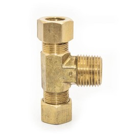 LEFITPA Replacement #72 1/2 Inch x 1/2 Inch Lead-Free Brass Compression MIP Tee for Thrifco Plumbing 6972011