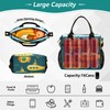 Glaphy Yellow Pattern Submarine Cute Lunch Bag Insulated Lunch Tote
