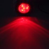 OCPTY 8pcs 2.5" 4 Led 4Red+4Amber Light Round Trailer Tail