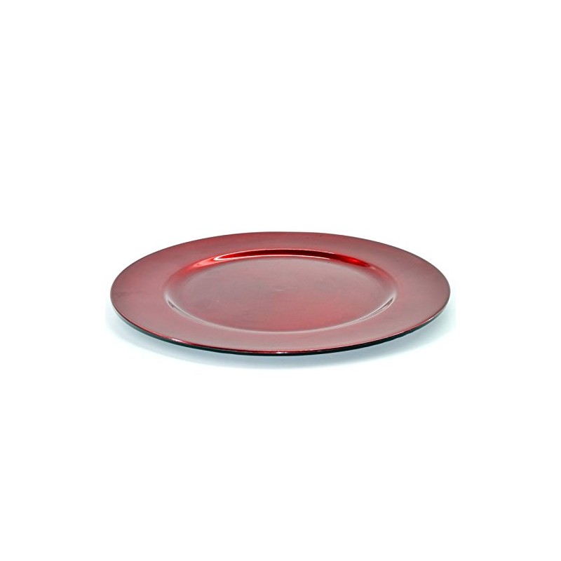 Annastore 6 x Placemats Made of Wonderfully Shimmering Melamine Diameter
