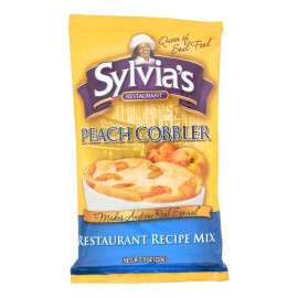 UD_Sylvia's Peach Cobbler Mix - Case Of 9 - 9 Oz.