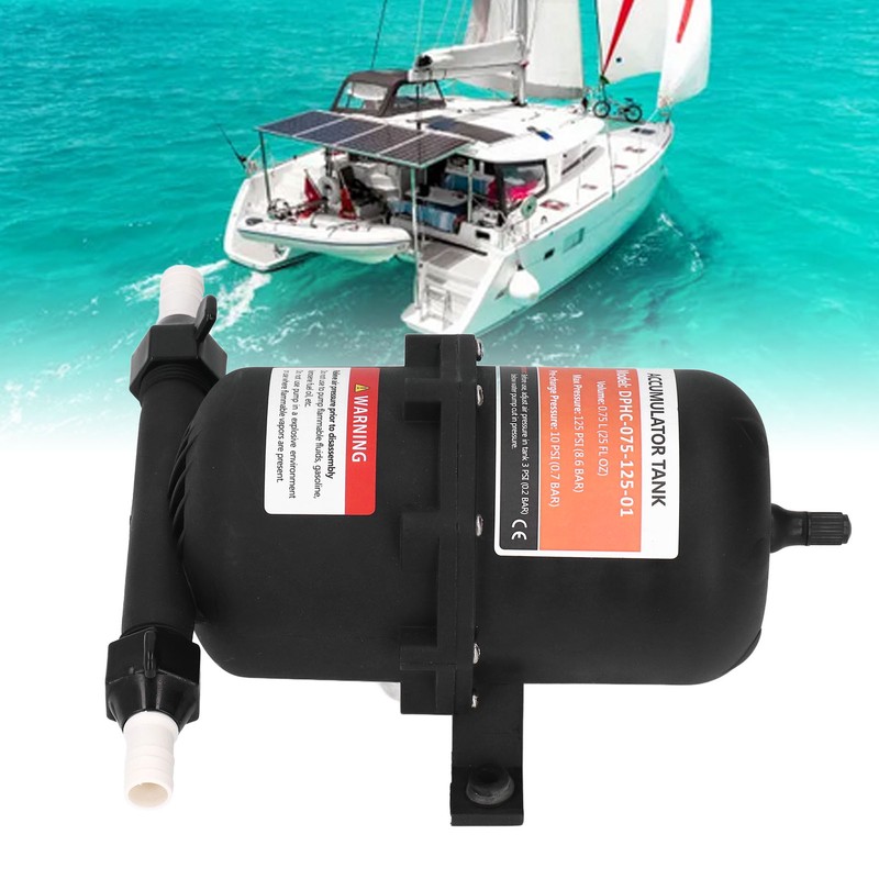 Accumulator Tank 0.75L Maximum 125PSI 1/2MNPT Port Fitting RV Boat