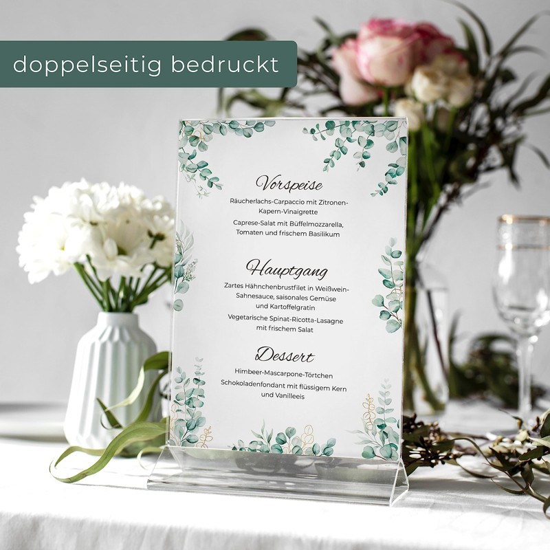 15 Blank Menu Cards for Menus and Drinks Cards for