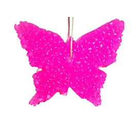 ChicWick Car Candle Butterfly Shape Hot Pink[Choose Fragrance] Car Freshener