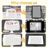 10X LED Magnifying Lamp, Rechargeable Hands-Free Desk Lamp with Brightness