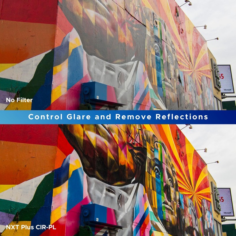 Hoya NXT Plus 82mm Polarizing Filter — Circular Polarizer with