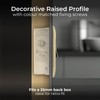 BG Electrical Single Wall Switch with LED Power Indicator, Double