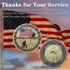 U.S. Veteran Challenge Coin We Stand for The Flag We