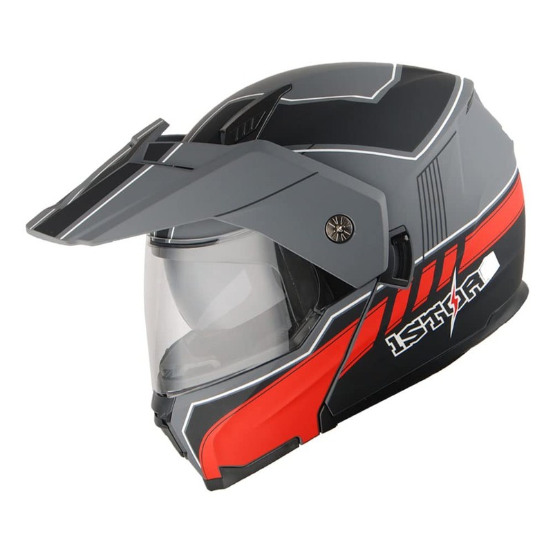1Storm New Motorcycle Modular Flip up Full Face Helmet Dual