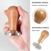 NEOUZA Barista Espresso Maker 53 mm with Wooden Handle and