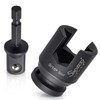 1/2” Drive Multi-Purpose Lineman Socket,with 1/4 Hex Shank,9/16" Slot