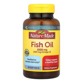 Aceite De Pescado Omega 3 Nature Made 1000 Mg 90 Cápsulas