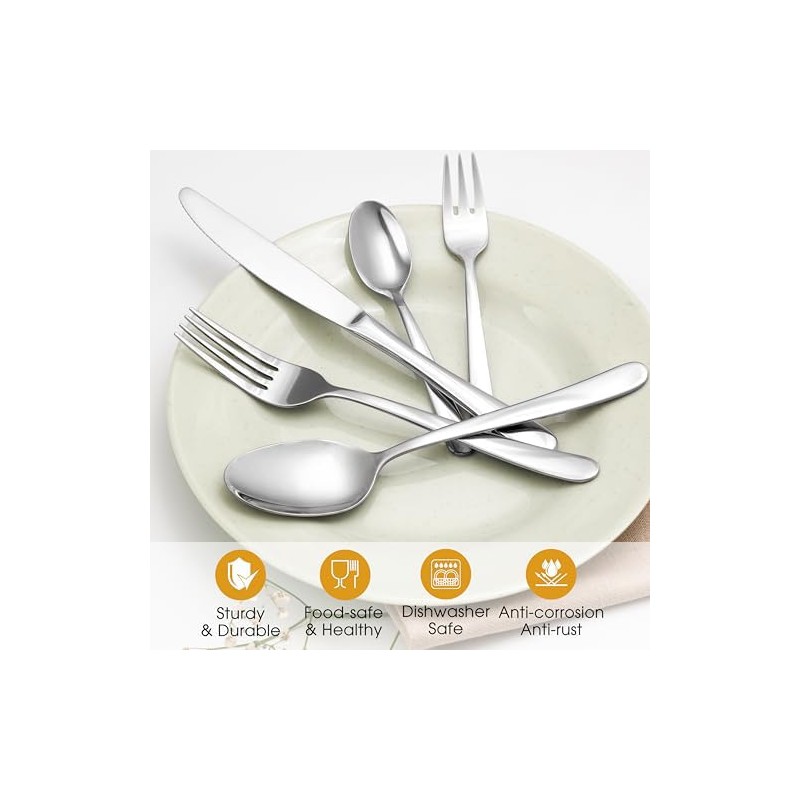 6 Dinner Forks Medium Style