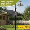 Stainless Steel Squirrel Baffle Bracket, Rustproof Chew-Proof Holder for Bird