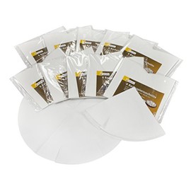 HEKU 30080: 60 Backpapierzuschnitte für Springformen in 26/28 cm, weiß