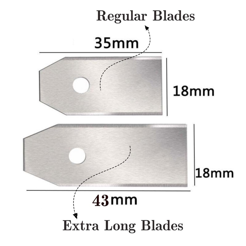 Green Piece Robotic Mower Blades (30 Pack) – Extra Long