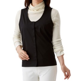 セルヴァン 防風保温ストレッチベスト ブラック L