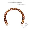 Xiazw 58 cm Adjustable Acrylic Chain Bag Chain Purse Strap