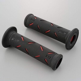 Daytona ProGrip 98037 Motorcycle Grip Handle Diameter 0.8 inch (22.2 mm), 4.8 inches (122 mm), Anti-Vibration Gel, End Penetration, 717 Type, Red