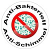 MSV Anti-Schimmel Duschvorhang - Anti-Bakteriell, waschbar, wasserdicht, mit 12 Duschvorhangringen
