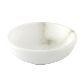 Incense Bowl Soapstone White - Natural & Handmade for Incense Rituals with Charcoal, Frankincense & Herbs