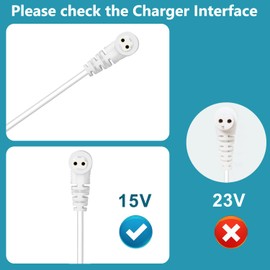 15V Charger for Black and Decker 90627870 Dustbuster Handheld Vacuum HHVI315JO42 HHVI320JR02 HFVB320J27 HLVA320JS10 S003AQU1500015 Power Adapter