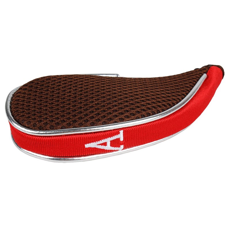 Andux Mesh Golf Iron Club Head Covers with Zipper Left