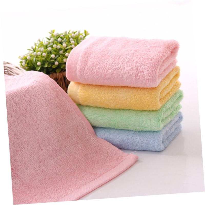 Beavorty Kids Face Towels 8 Pack Bath Towel Washcloths Gentle