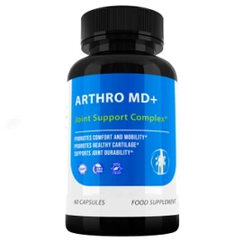 ARTHRO MD Plus Joint Support Complex – Marine Collagen, Vitamin C & B3 – Advanced Joint & Cartilage Support Supplement – 60 Capsules – Made in UK – 1 Month Supply