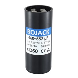 BOJACK 460-552 uF/MFD 110-125 VAC 50/60 Hz Universal Round Start Capacitor Electric Replacement Parts