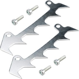 2 Pairs MS170 Metal Bumper Spike Felling Dog & Screw, Bumper Spike Felling Dog Kit for Stihl MS170 MS180 MS210 MS230 MS250 Chainsaw Replacement Parts