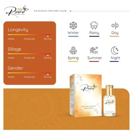 Generic THE RUPAWAT Perfumery House - Attar for Men and Women (Chandam?) Perfume/Ittar/itr/Pure & Natural Alcohol Free Long Lasting Fragrance (12 ml)