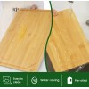 kikcoin 4pc Bamboo Cutting Board Set - Thick Wood Serving