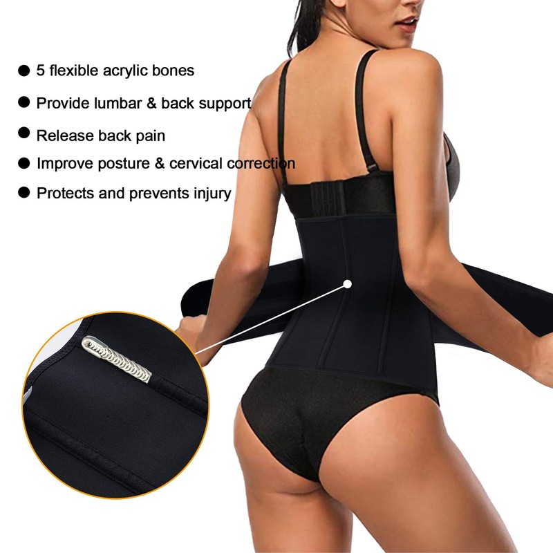Sawaiko Corset Compression Waist Cincher for Men Women Tummy Tightening