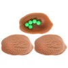 STOBOK Magic Trick Set de 3 conchas de nogal y