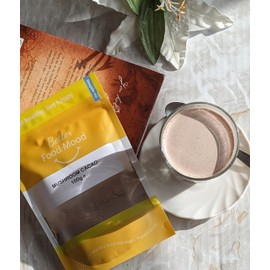 Better Food Mood Mushroom Cacao Drink 100g | CALM - Reishi Tremella Ashwaganda Raw Cacao Mushroom Cacao Blend