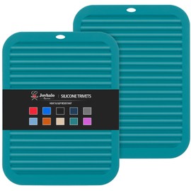 Joyhalo Silicone Trivet Mats Pot Holder Hot Pads Plate Holder Gripper Pad Garlic Peeler Drying Mat Coasters