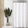 Felisa Stall Fabric Shower Curtain Liner with 3 Magnets,48W x