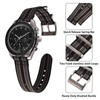 JWNSPA Two Piece Quick Release Ballistic Ribbed Nylon Watch Strap,18/20/22